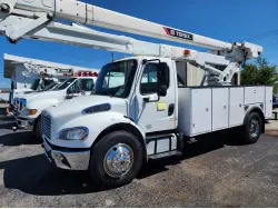 2015 FREIGHTLINER M2 106 Truck w/TEREX STC-55 HI-RANGER MATERIAL HANDLING AERIAL DEVICE-BUCKET TRUCK 