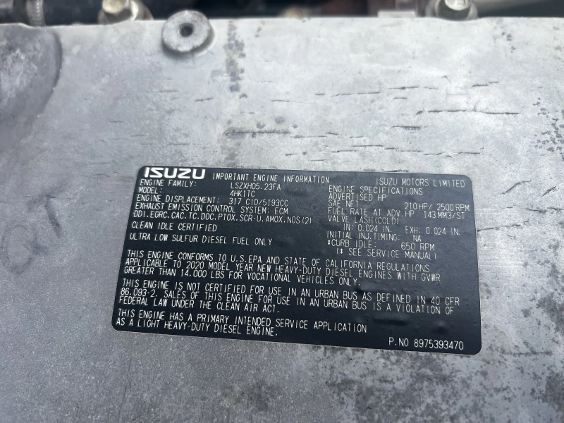 2021 ISUZU NRR