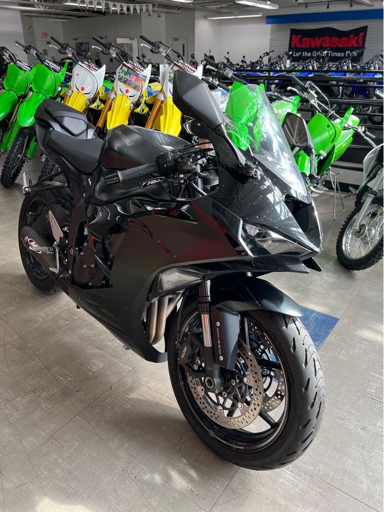 Black 2024 Kawasaki Ninja ZX-6R Motorcycles For Sale - Cycle
