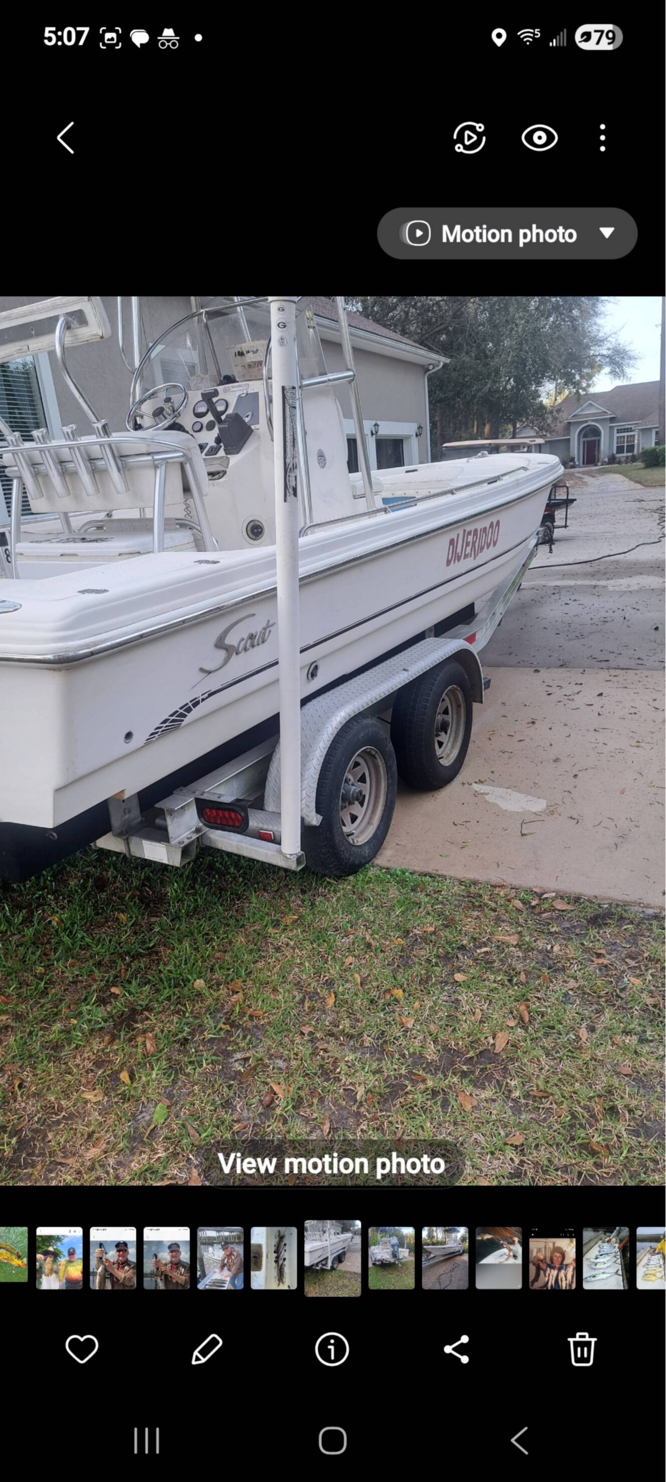 A photo of this 2005 Scout 220 Bay Scout