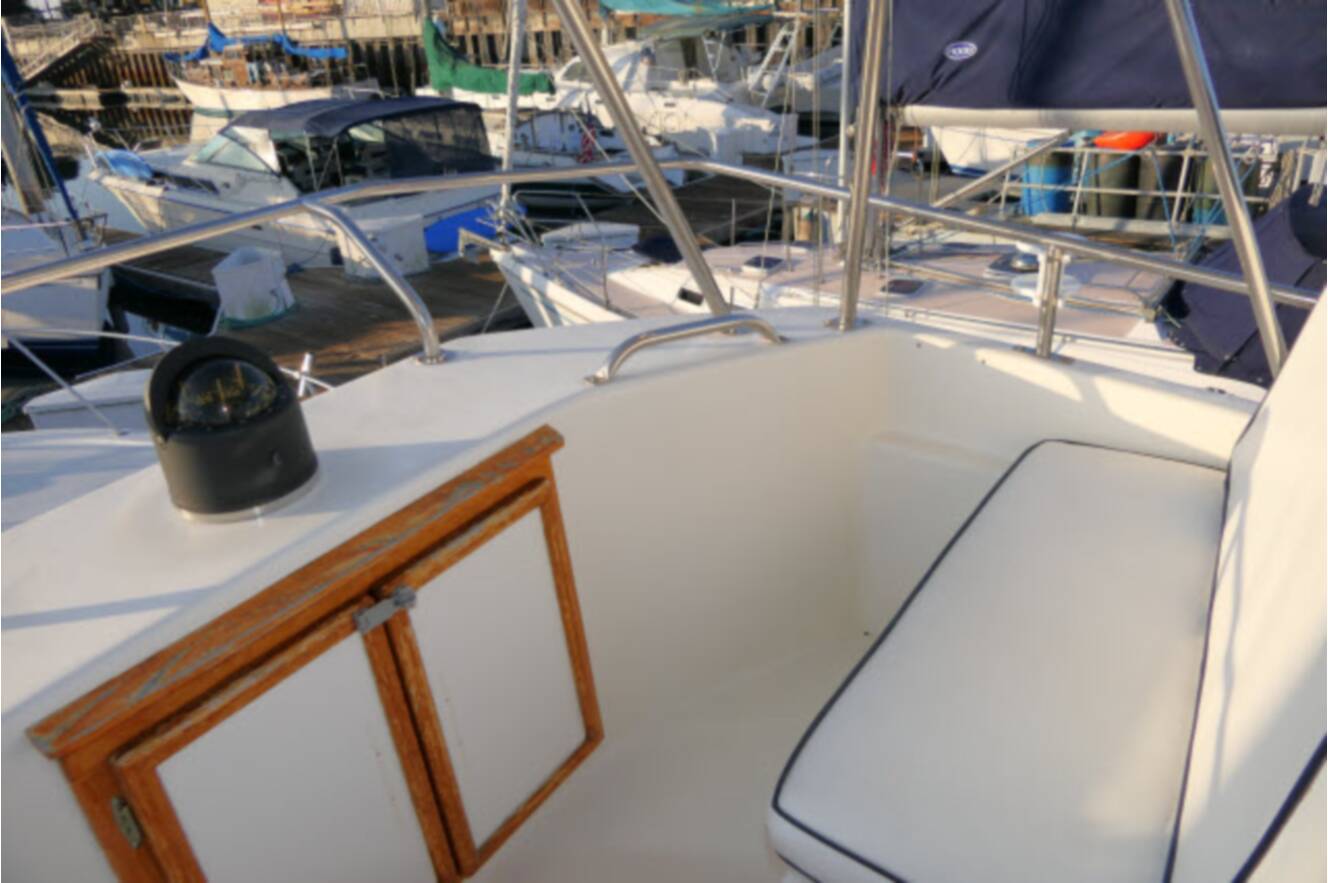 A photo of this 1987 Jersey 36 Convertible Sportfisher