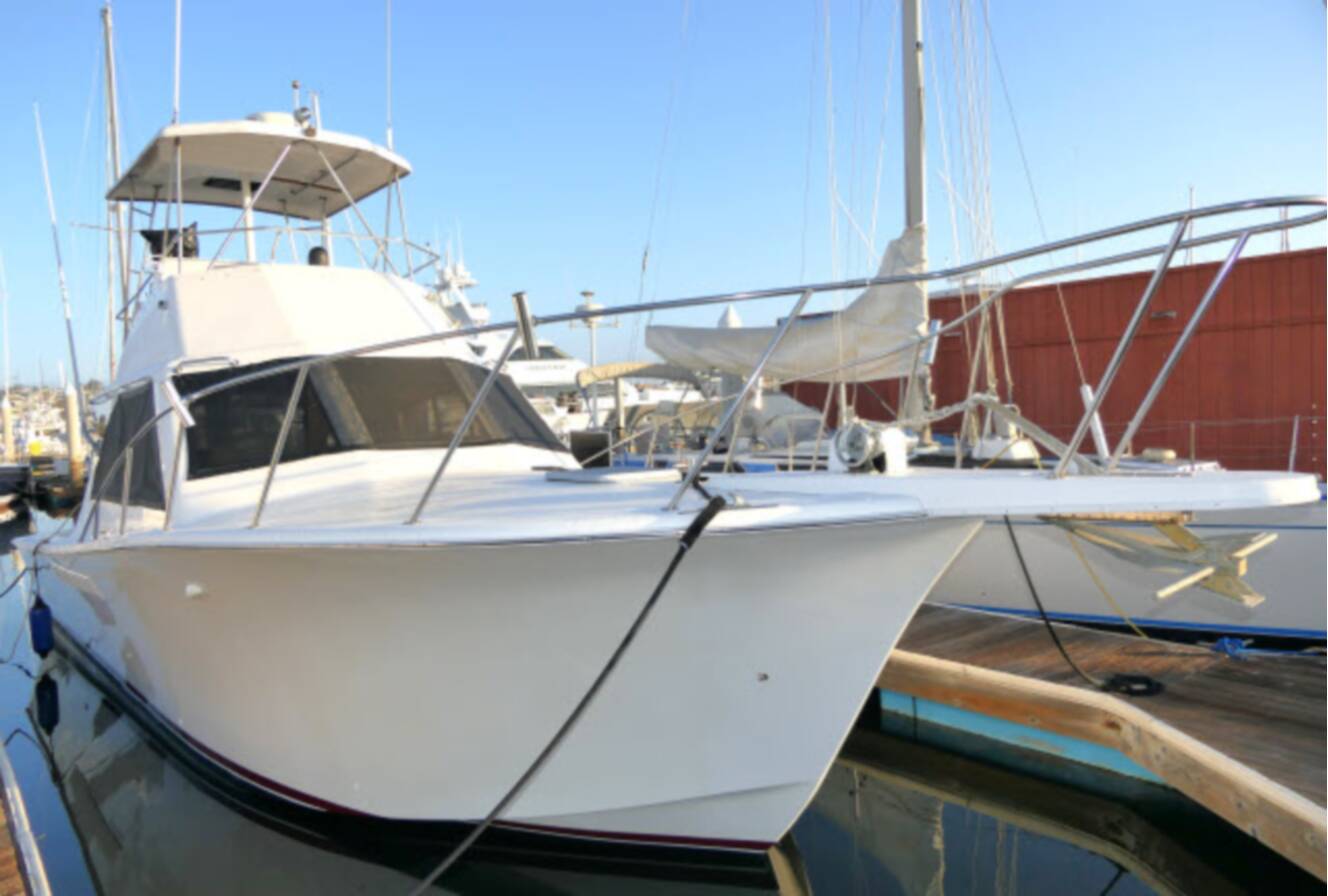 A photo of this 1987 Jersey 36 Convertible Sportfisher