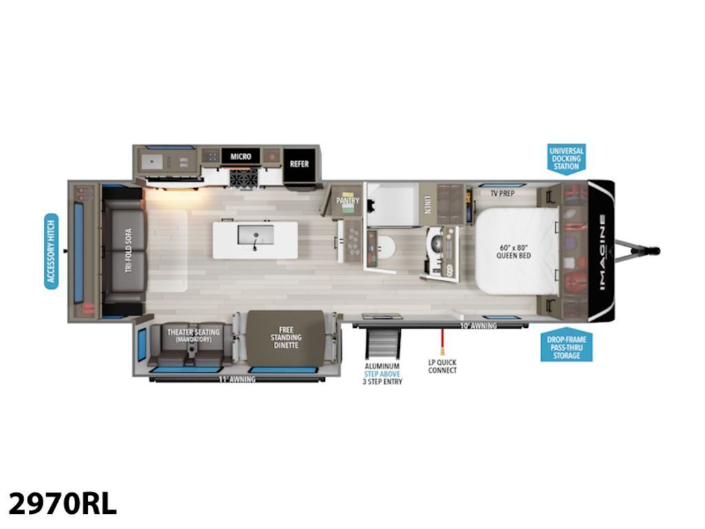 A photo of this 2026 Grand Design Imagine 2970RL