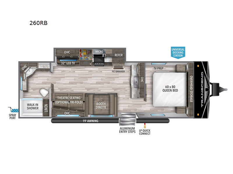A photo of this 2022 Grand Design Transcend Xplor 260RB