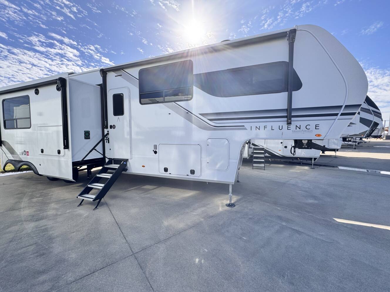 A photo of this 2026 Grand Design Influence 3804DS