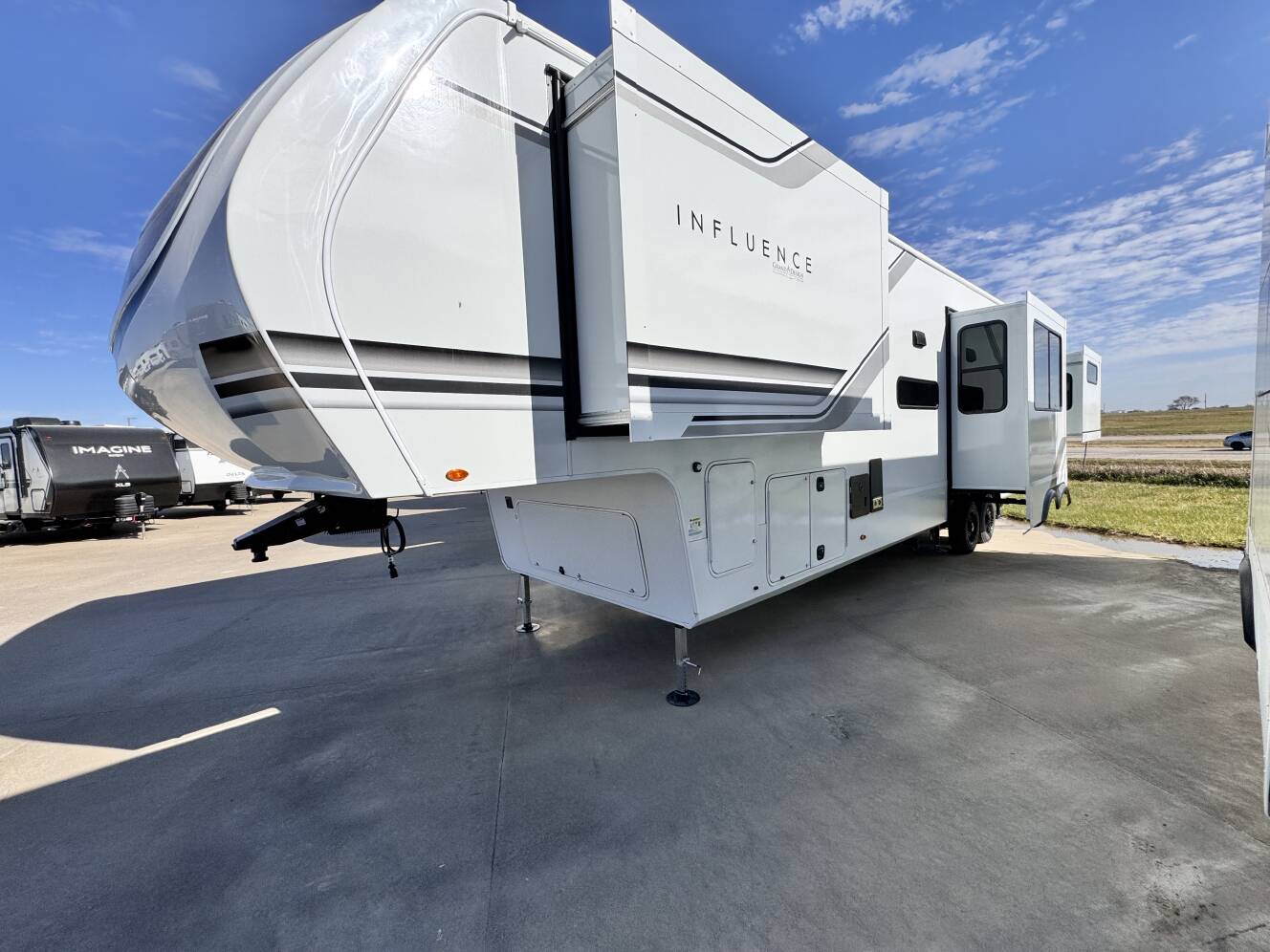 A photo of this 2026 Grand Design Influence 3804DS