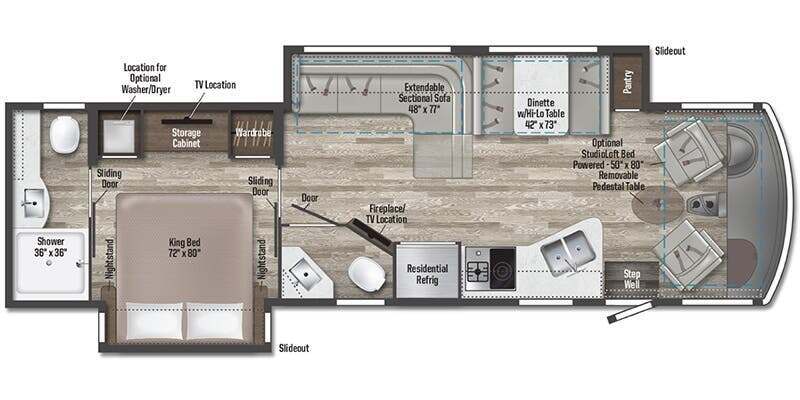 A photo of this 2026 Winnebago ADVENTURER 35F