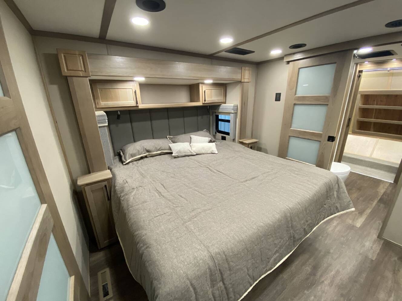 A photo of this 2026 Luxe TOY HAULER 46FB