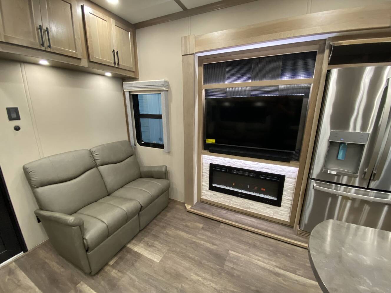 A photo of this 2026 Luxe TOY HAULER 46FB