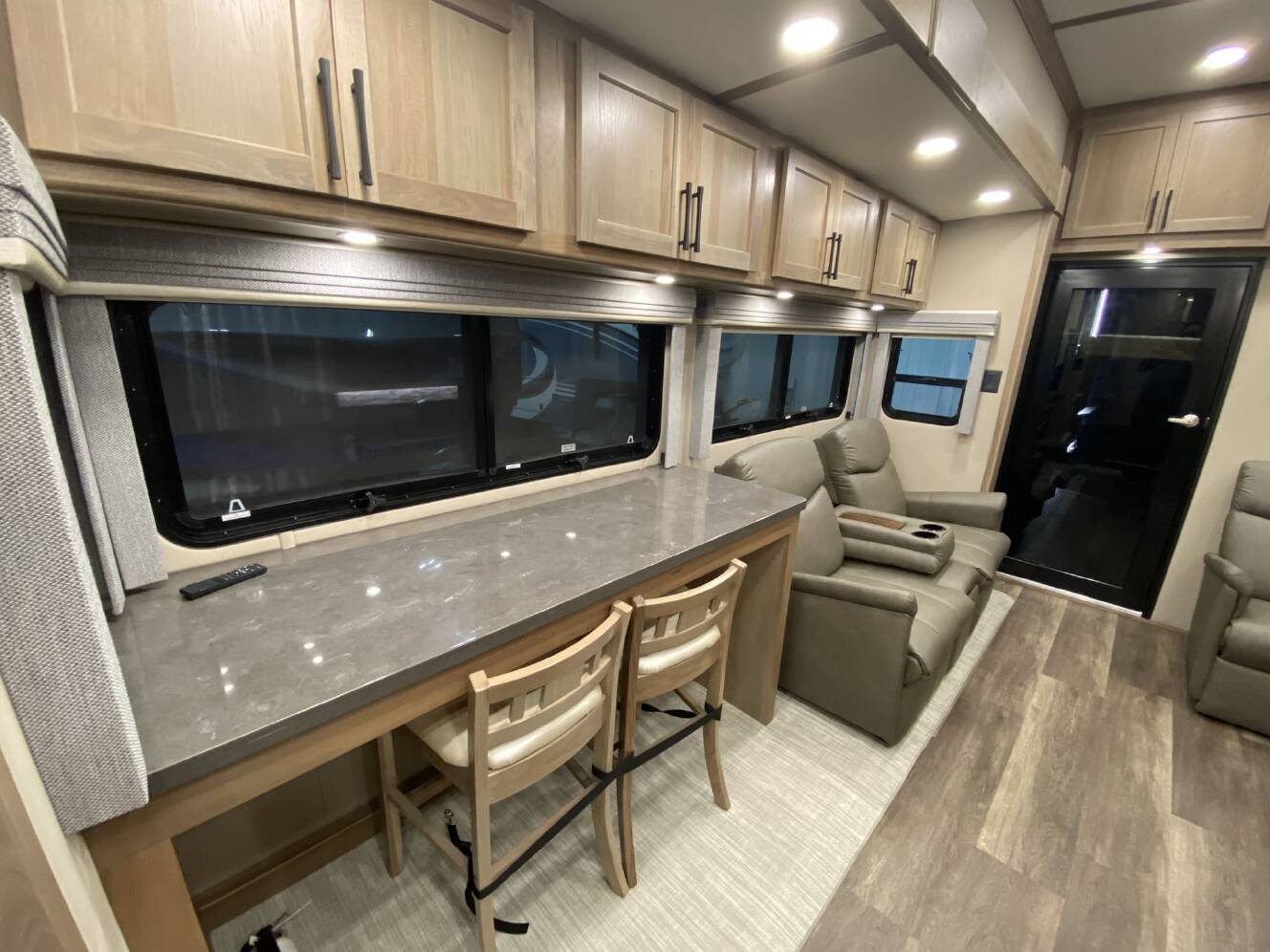 A photo of this 2026 Luxe TOY HAULER 46FB
