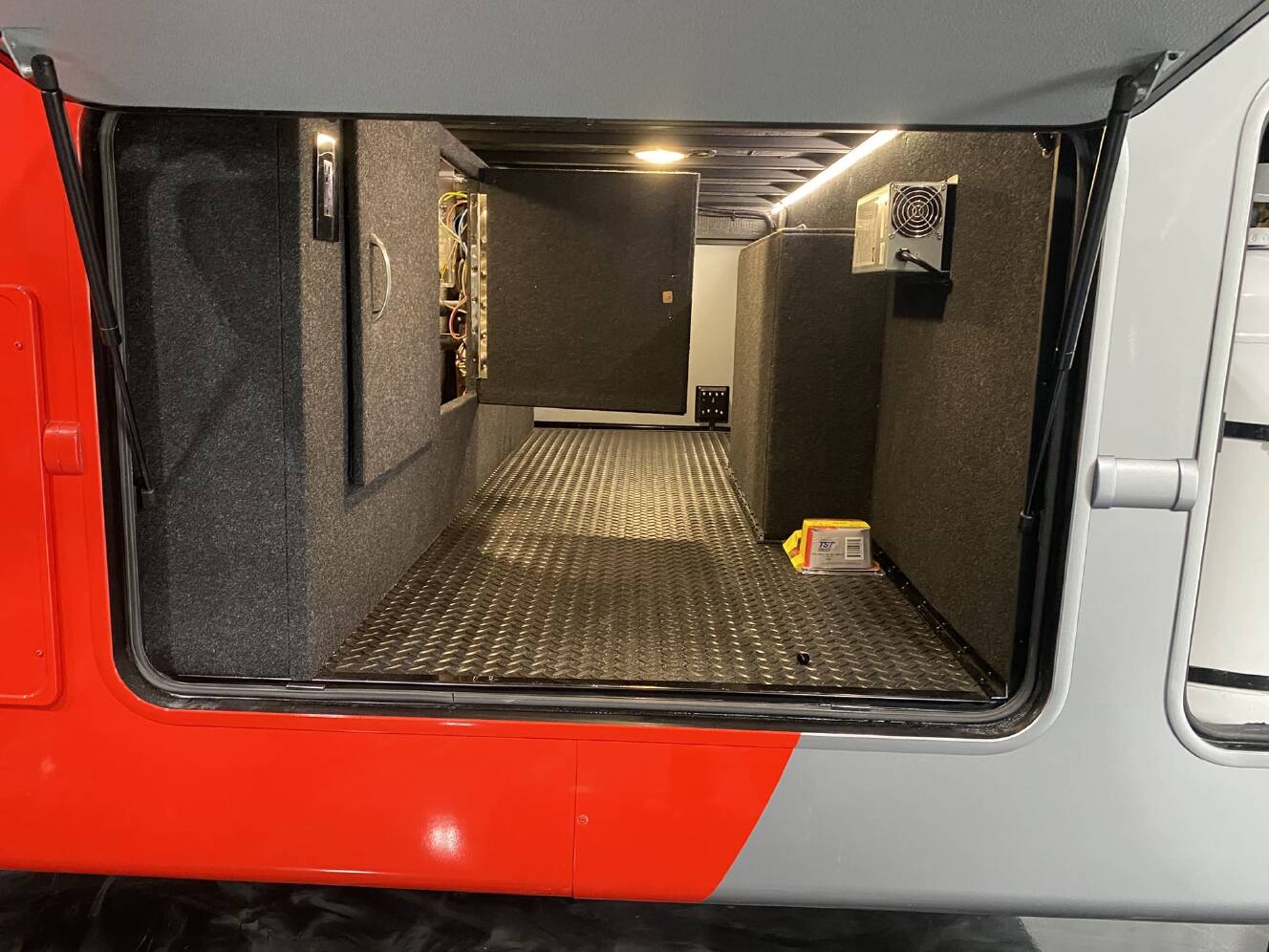 A photo of this 2026 Luxe TOY HAULER 46FB