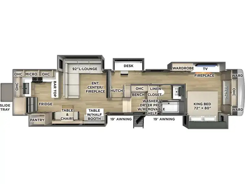 A photo of this 2026 Forest River Rv River Ranch 394RKL