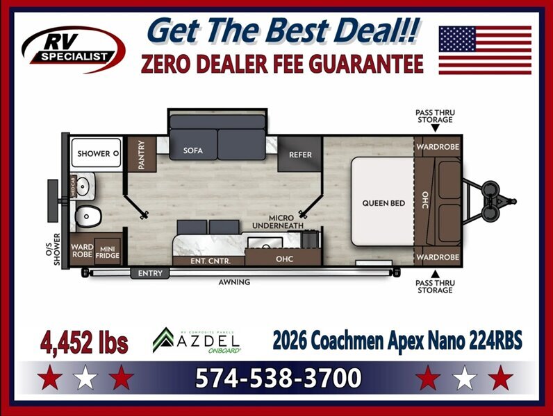 2026 Coachmen Apex Nano 224RBS RV