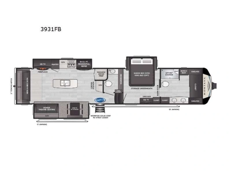 2022 KEYSTONE MONTANA 3931FB