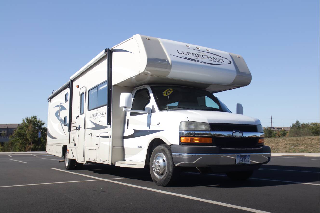 A photo of this 2014 Coachmen LEPRECHAUN 320BH