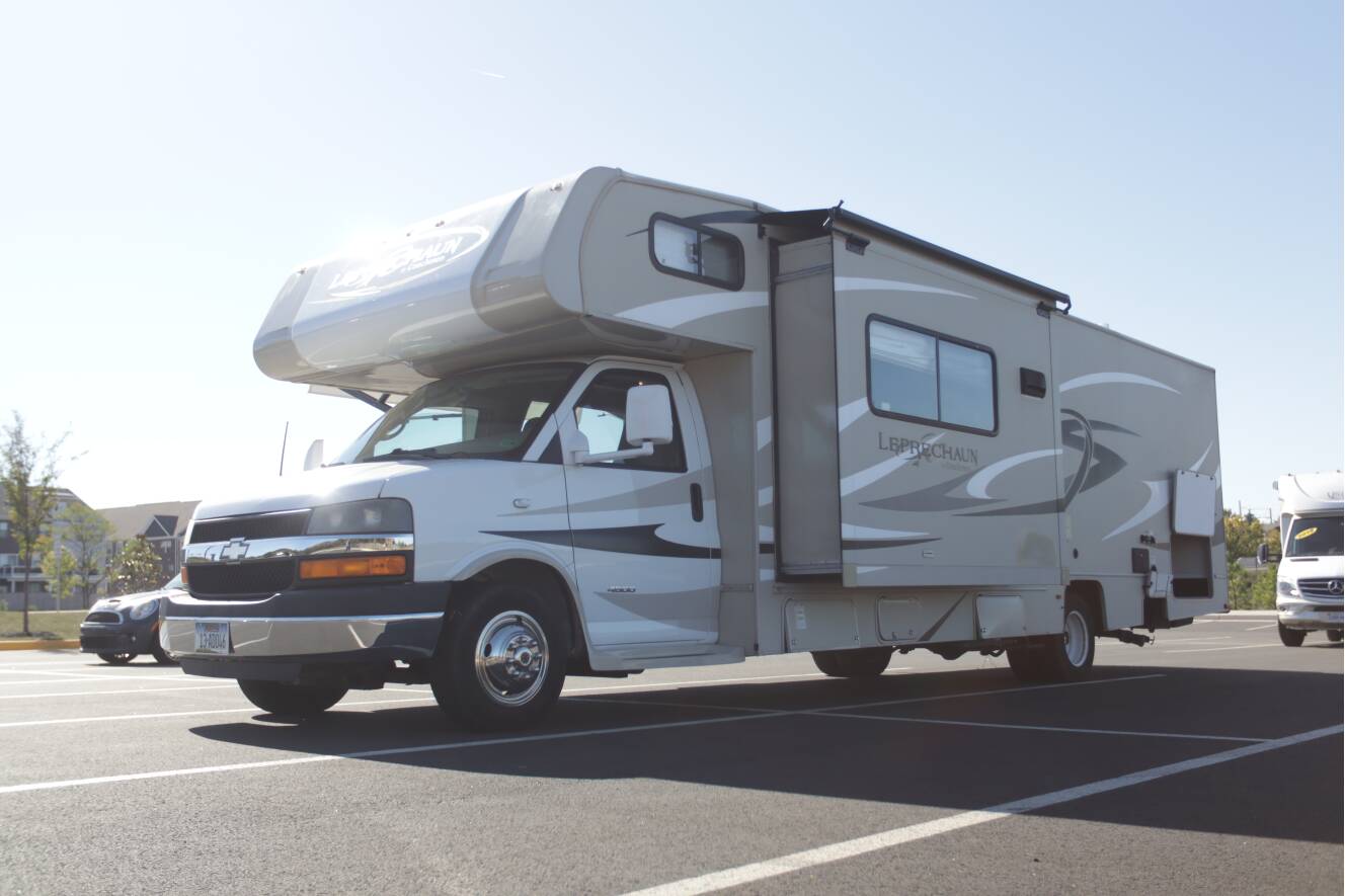 A photo of this 2014 Coachmen LEPRECHAUN 320BH
