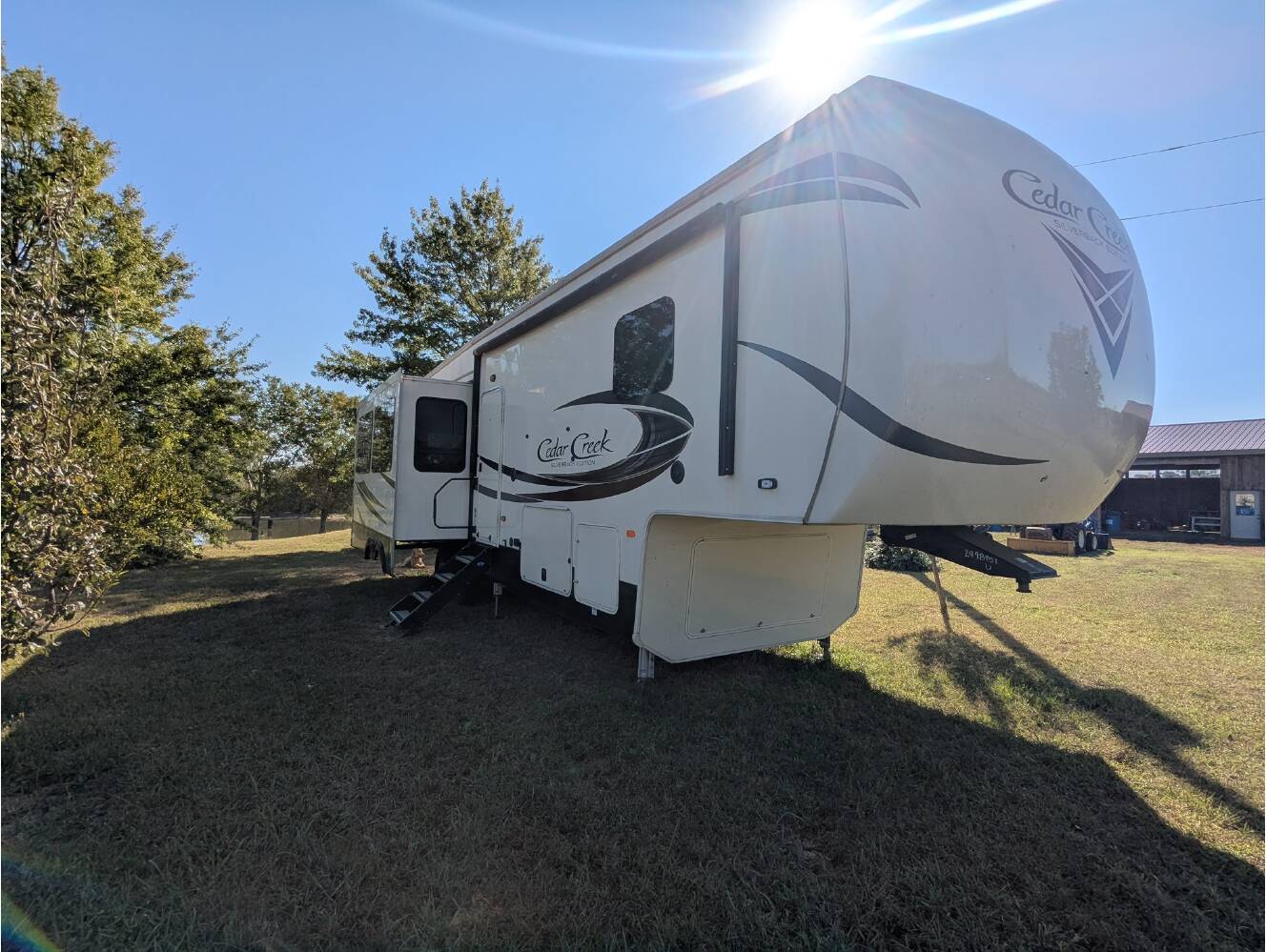 A photo of this 2019 Forest River CEDAR CREEK SILVERBACK 33IK
