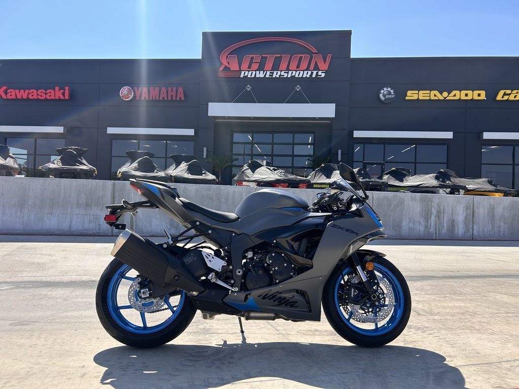 R Gray Kawasaki Ninja ZX-6R Motorcycles For Sale in Texas
