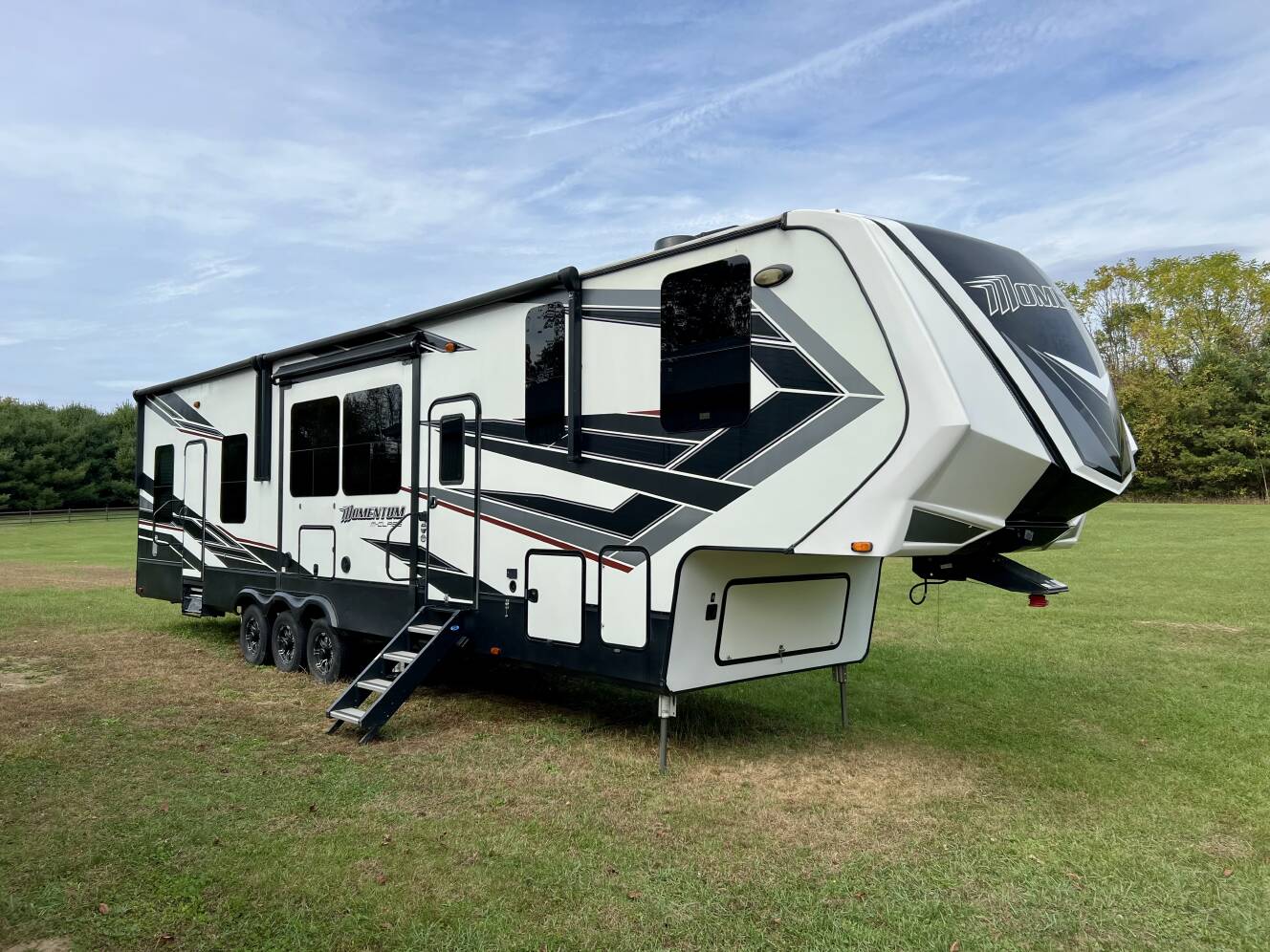 A photo of this 2020 Grand Design MOMENTUM M-CLASS 381M
