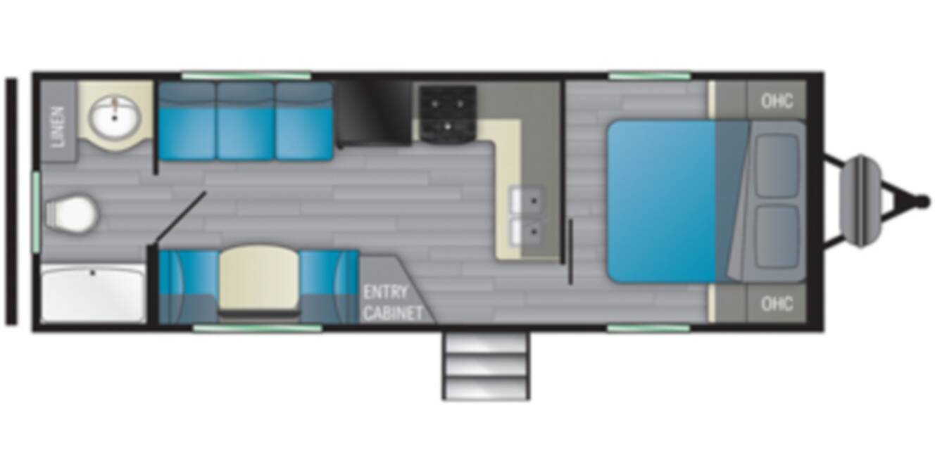 A photo of this 2022 Heartland PROWLER 240RB