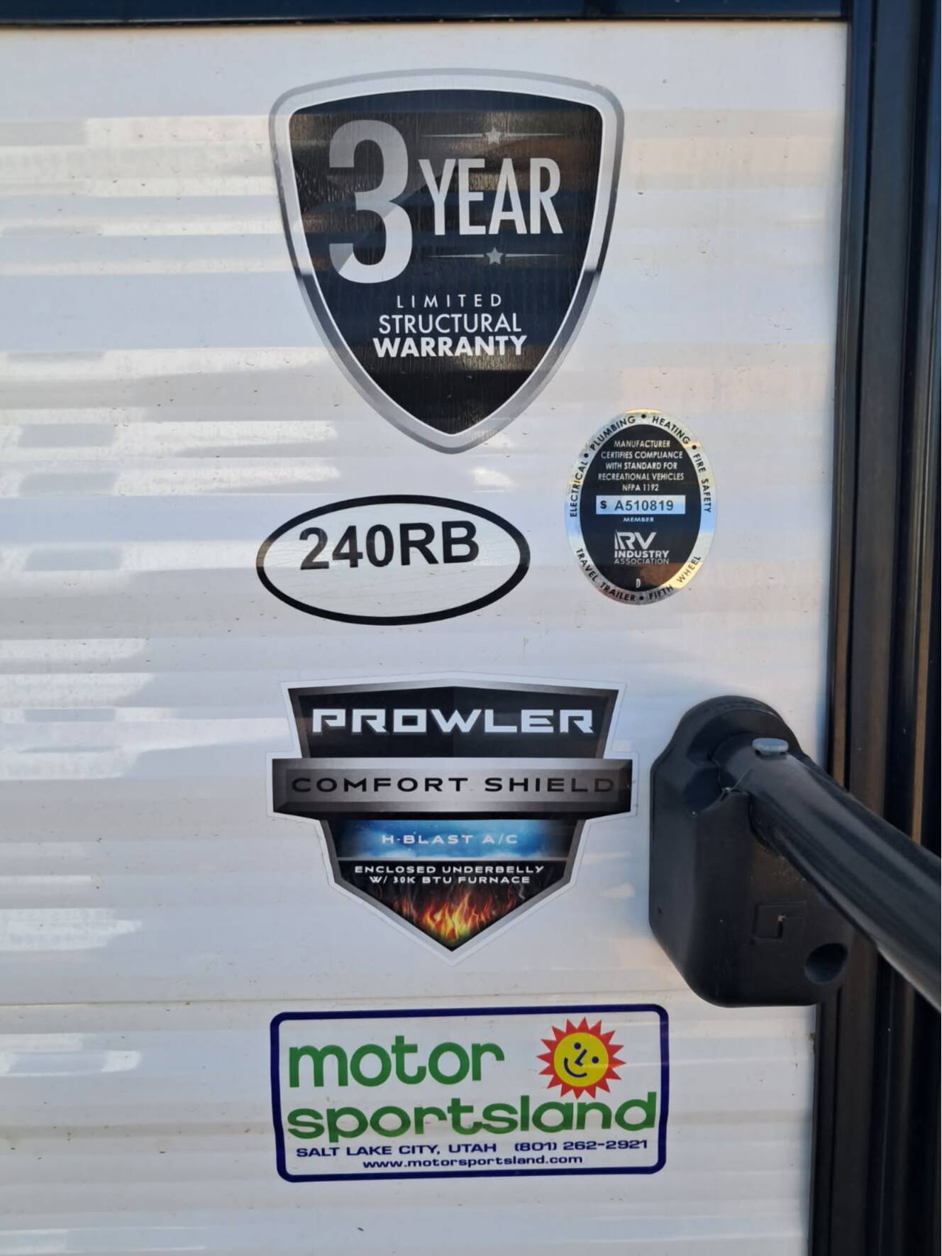 A photo of this 2022 Heartland PROWLER 240RB