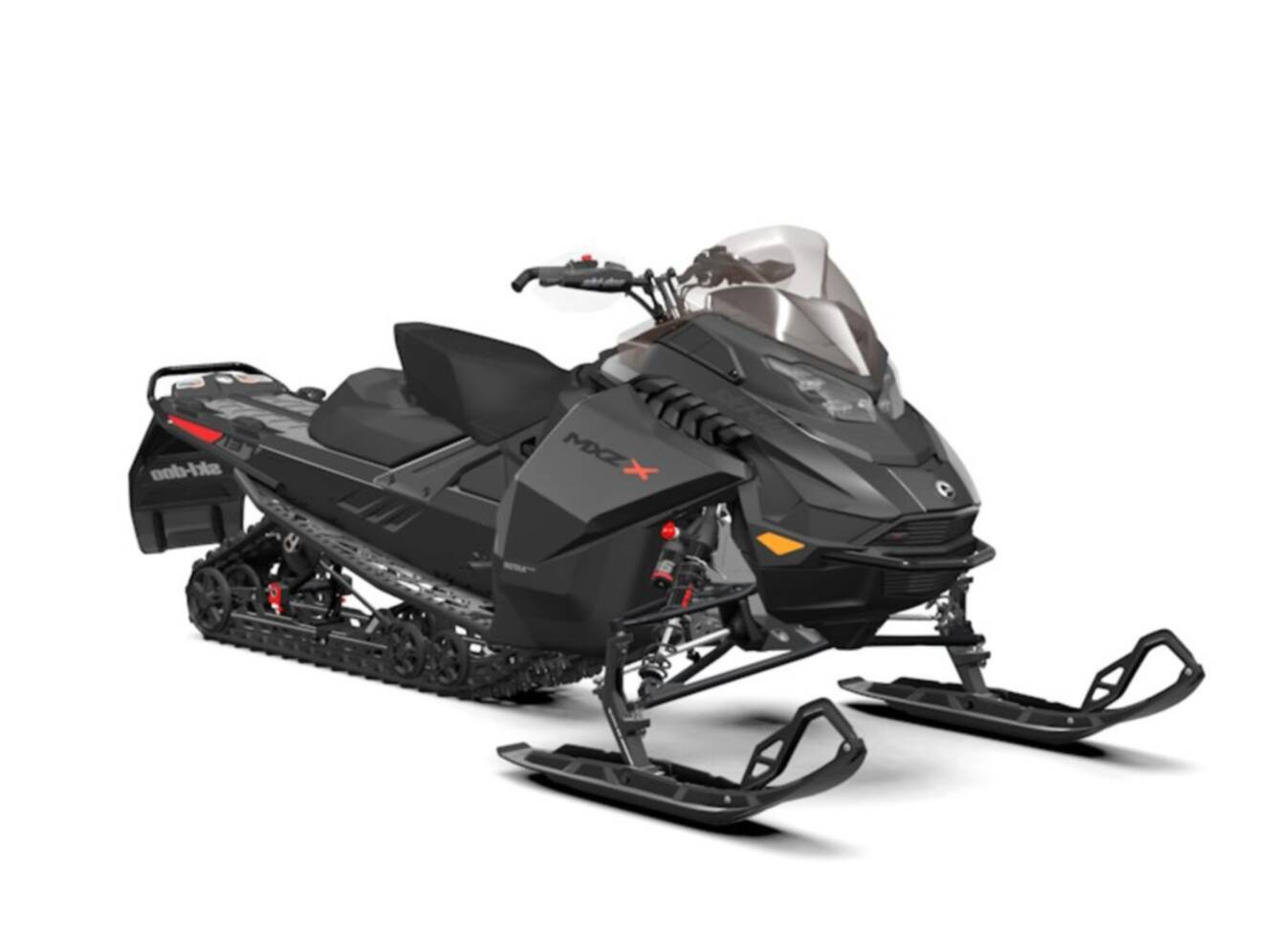 A photo of this 2026 Ski-Doo MXZ® X® 850 E-TEC 137 Ice Rip XT 1.25_10.5 in_Black