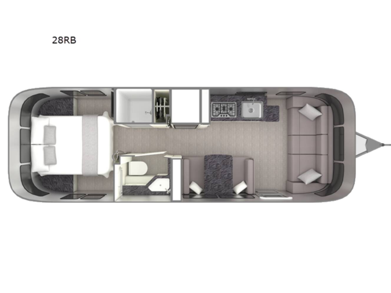 A photo of this 2026 Airstream Classic 28 RBQ
