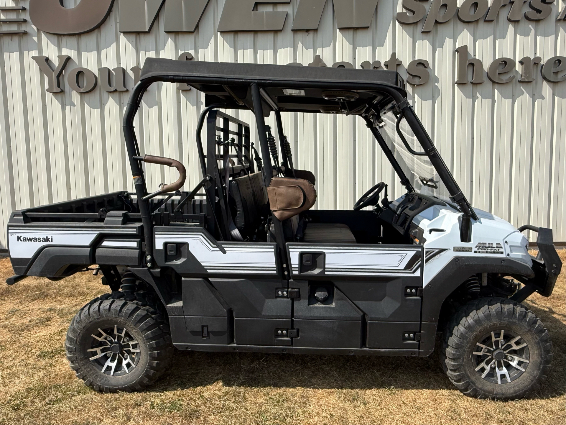 Silver 2024 Kawasaki Mule Pro-Fxt 1000 Platinum Ranch Edition UTV