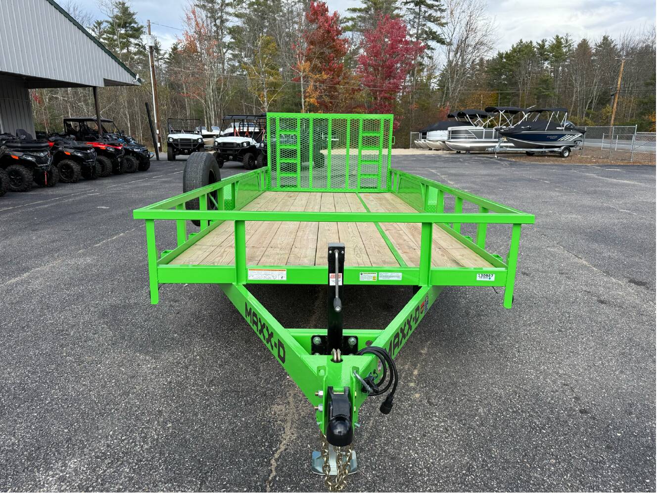 A photo of this 2026 Maxx-D U4X TANDEM AXLE UTILITY TRAILER