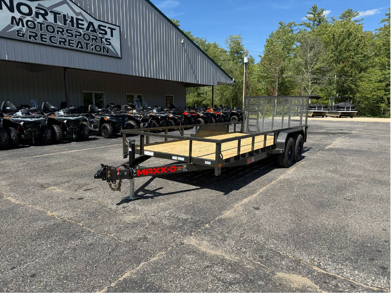 A photo of this 2026 Maxx-D U4X TANDEM AXLE UTILITY TRAILER