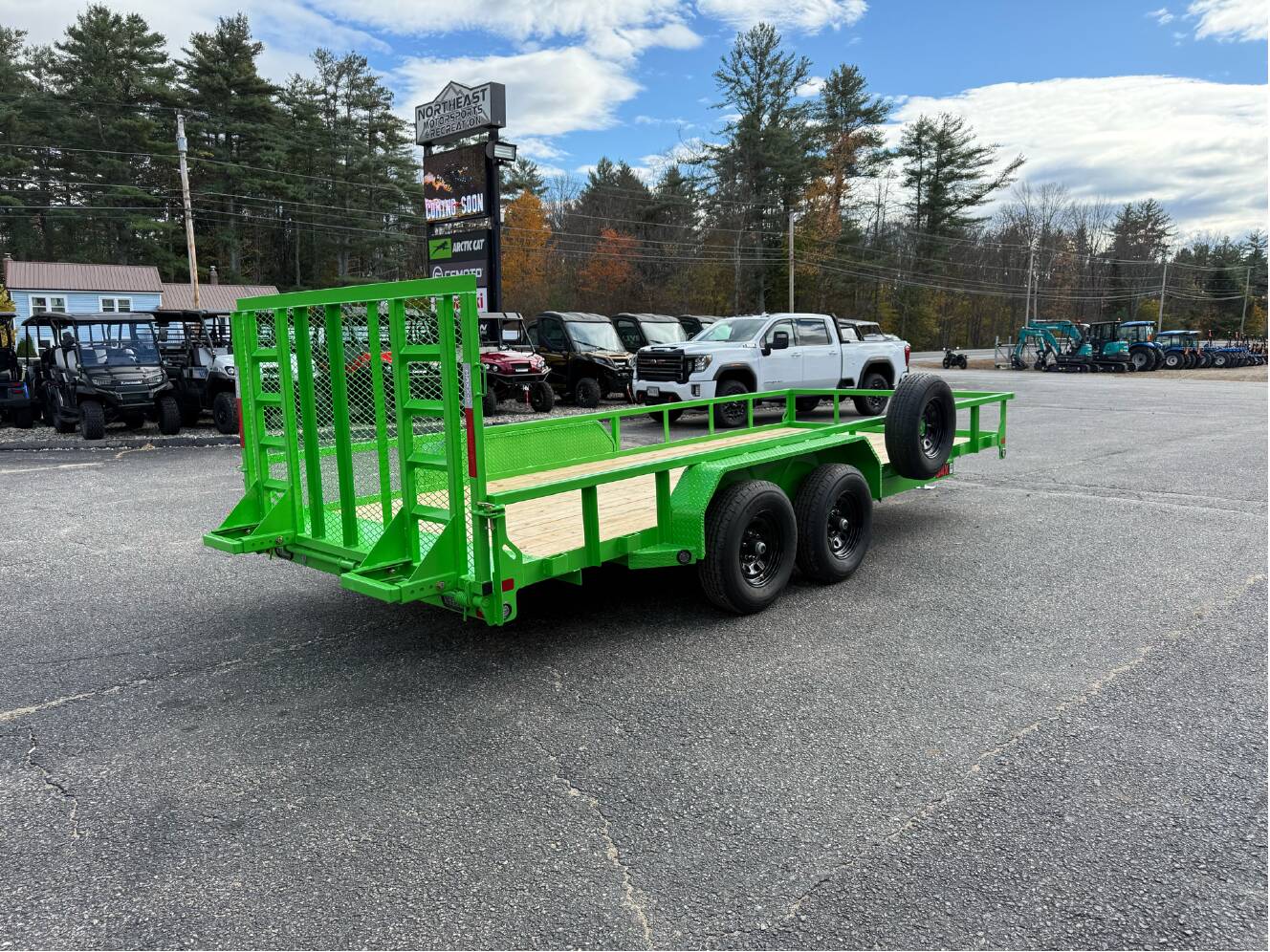 A photo of this 2026 Maxx-D U4X TANDEM AXLE UTILITY TRAILER