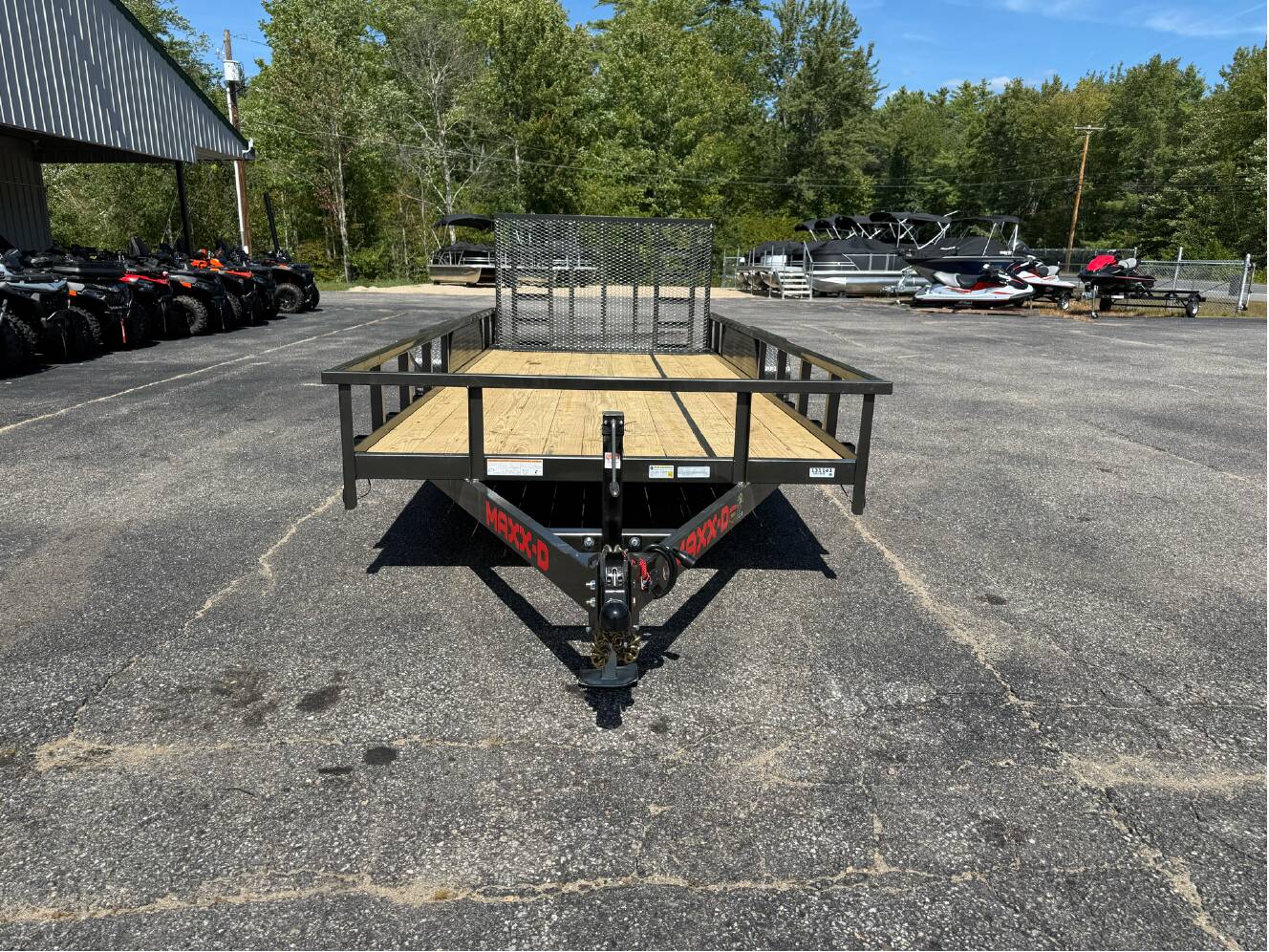 A photo of this 2026 Maxx-D U4X TANDEM AXLE UTILITY TRAILER