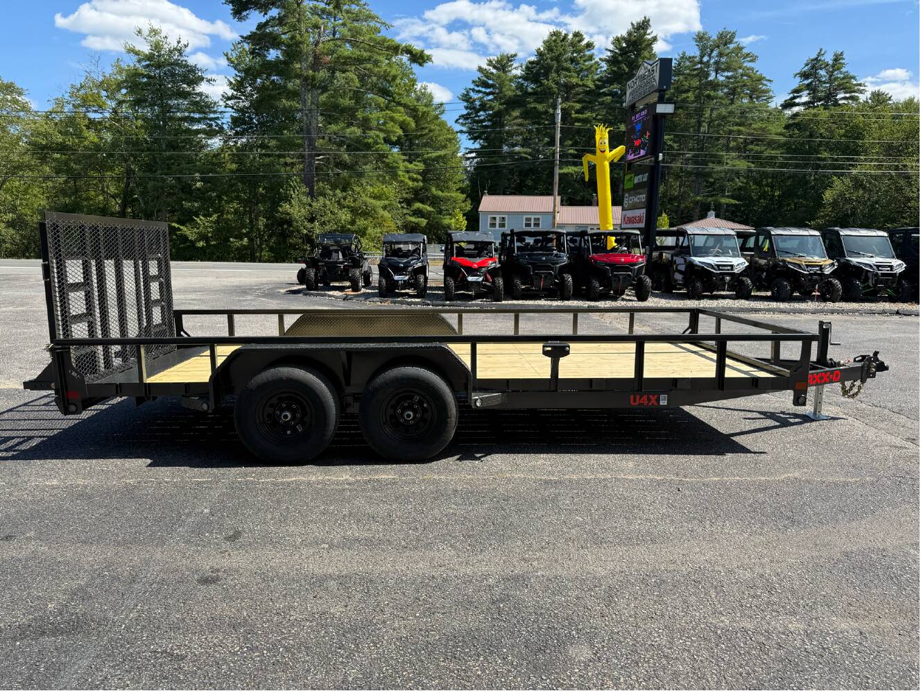 A photo of this 2026 Maxx-D U4X TANDEM AXLE UTILITY TRAILER