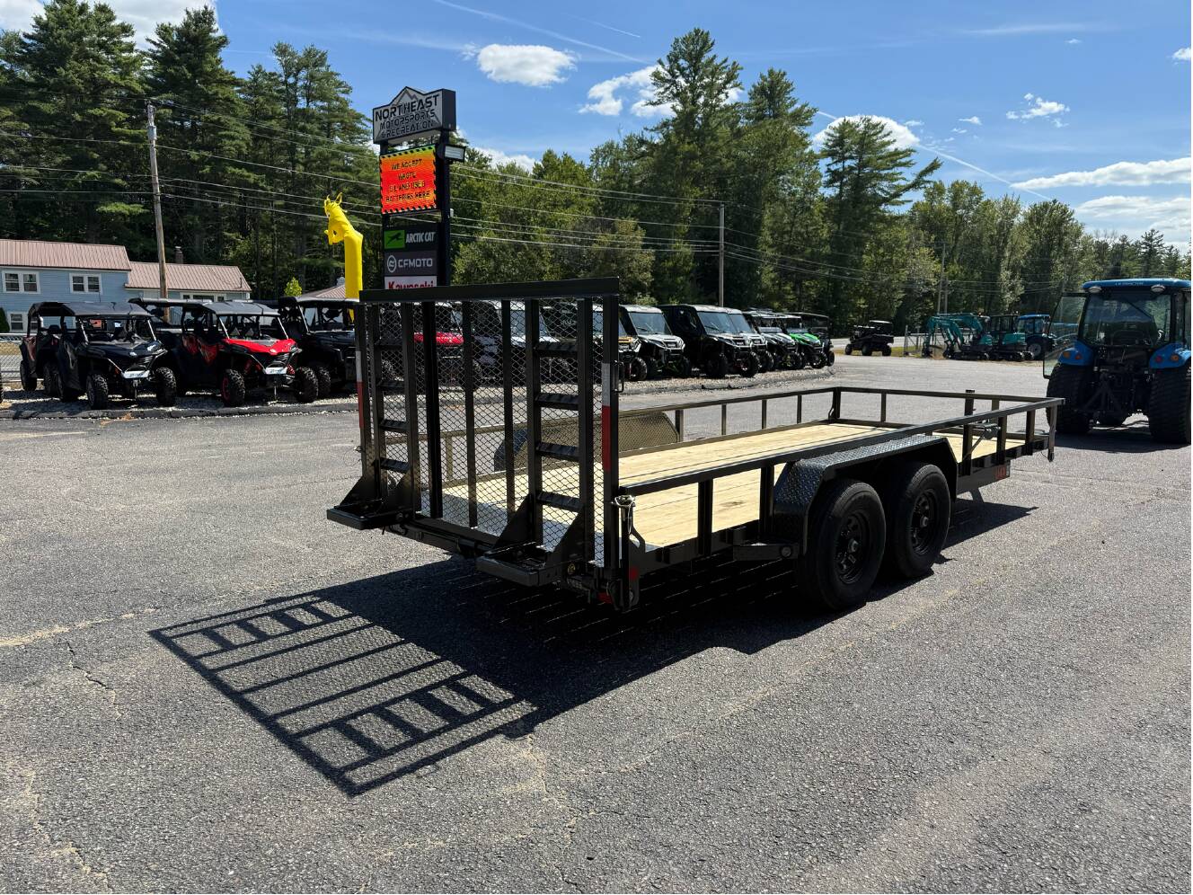 A photo of this 2026 Maxx-D U4X TANDEM AXLE UTILITY TRAILER
