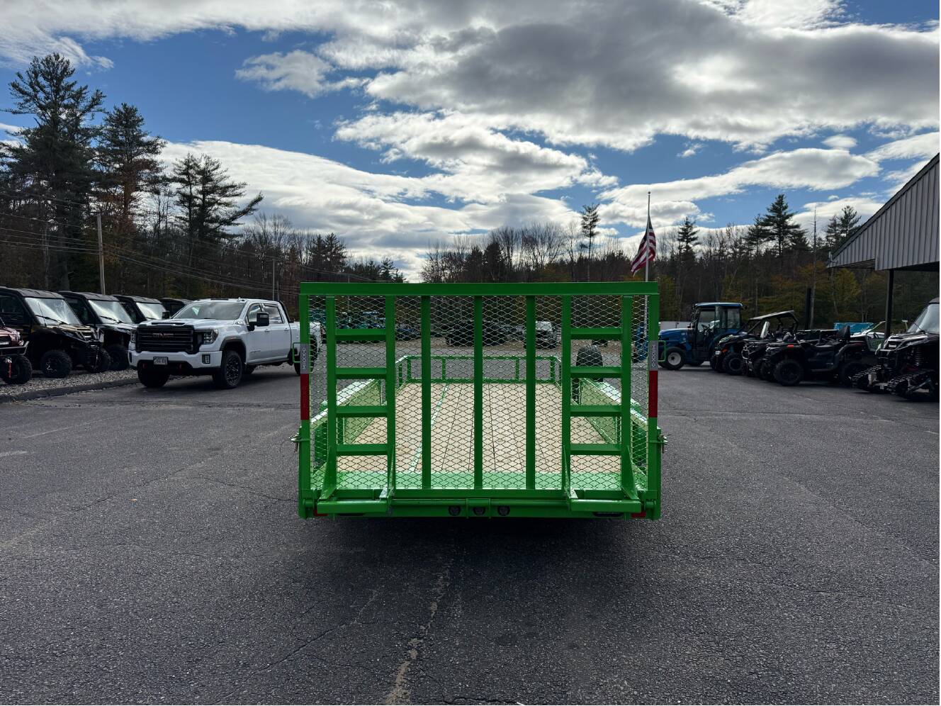 A photo of this 2026 Maxx-D U4X TANDEM AXLE UTILITY TRAILER