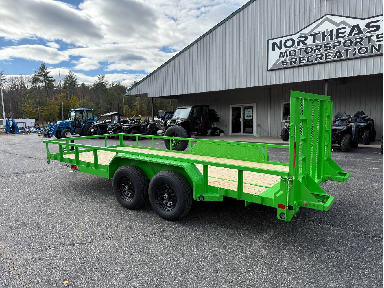 A photo of this 2026 Maxx-D U4X TANDEM AXLE UTILITY TRAILER