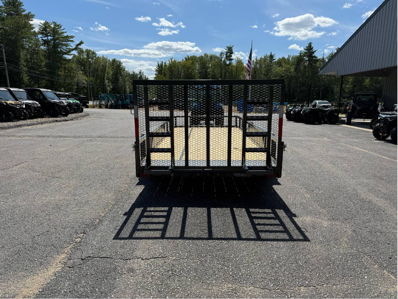A photo of this 2026 Maxx-D U4X TANDEM AXLE UTILITY TRAILER
