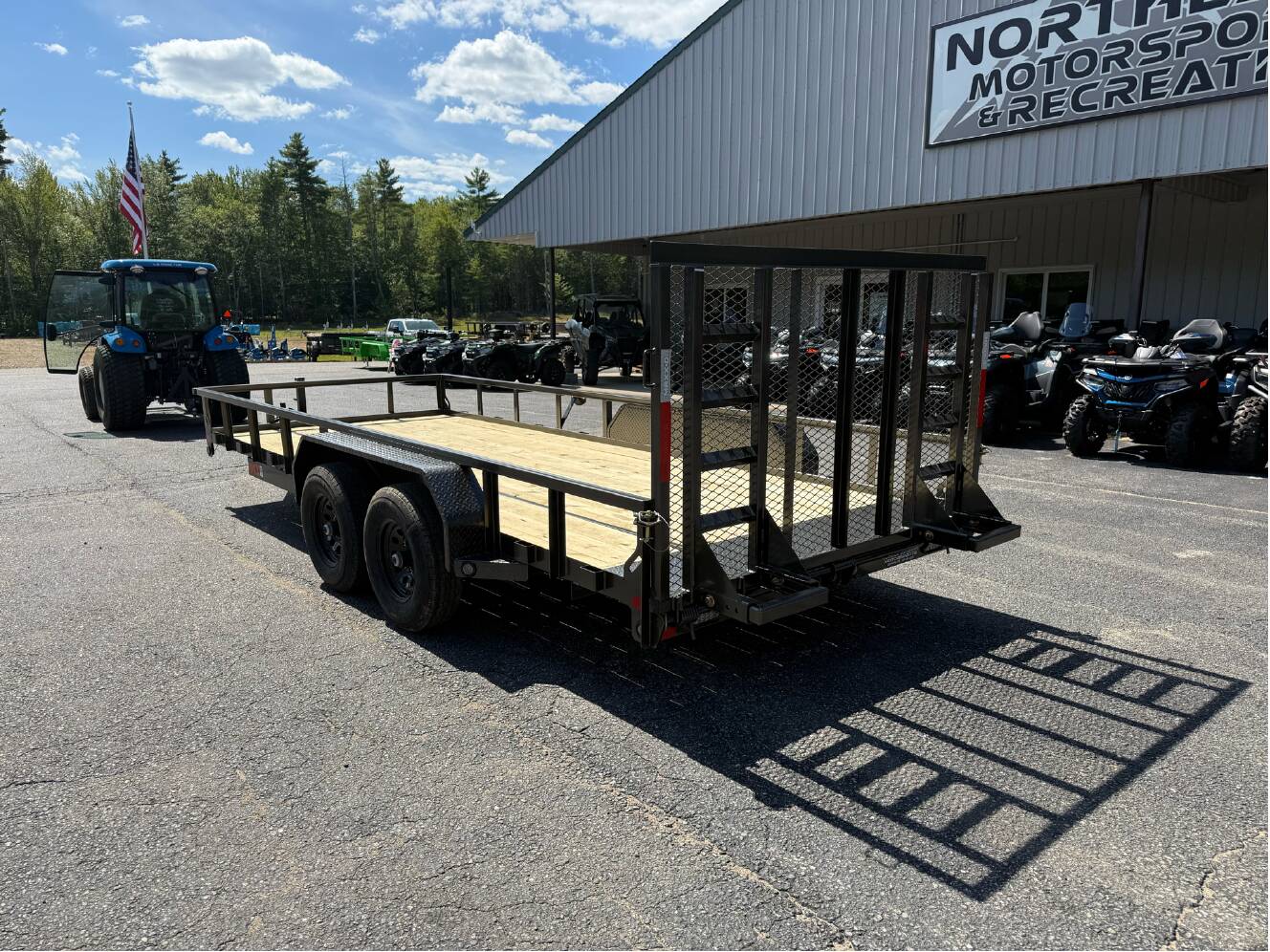 A photo of this 2026 Maxx-D U4X TANDEM AXLE UTILITY TRAILER
