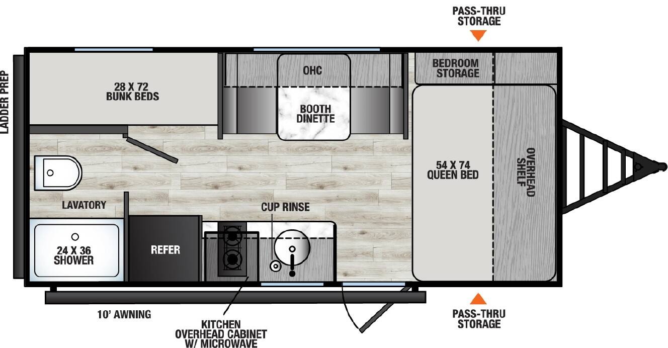 A photo of this 2026 Coachmen CLIPPER 17CBH