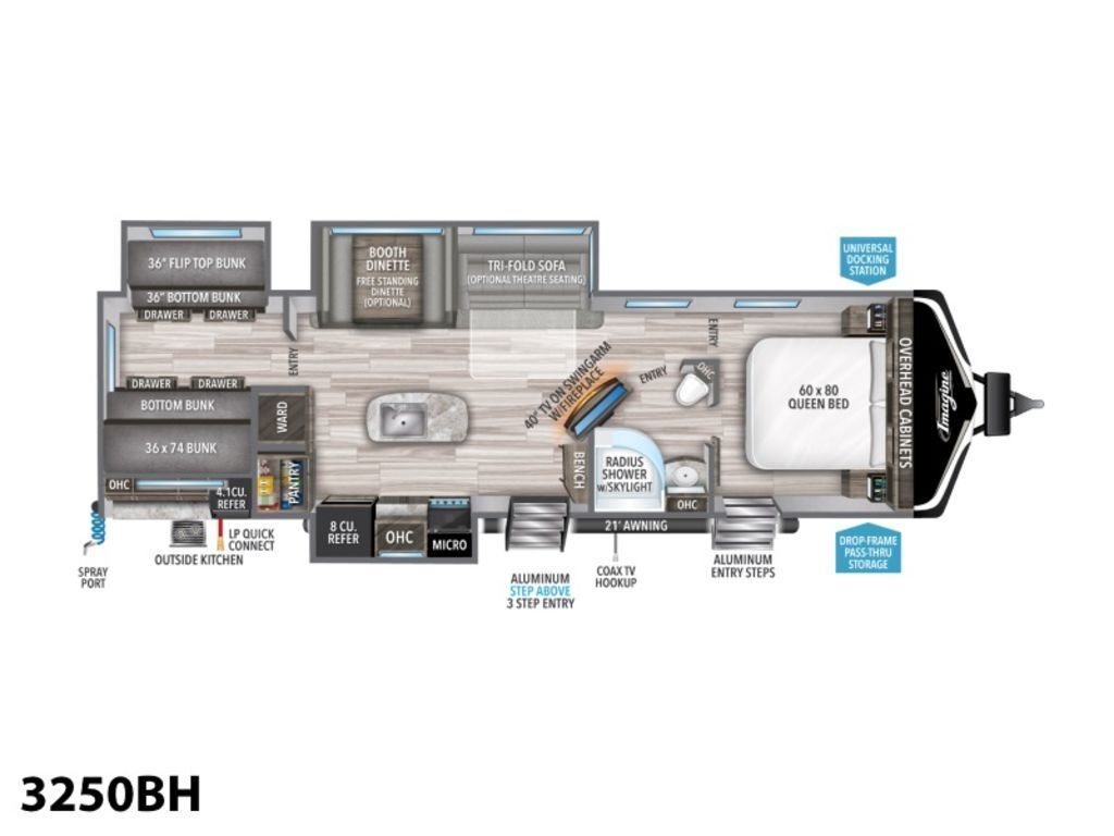 A photo of this 2020 Grand Design IMAGINE Imagine 3250BH