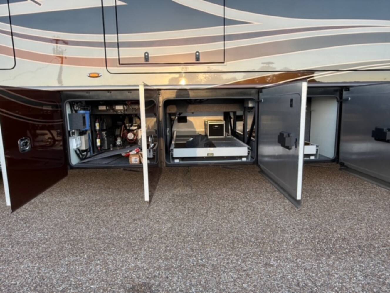 A photo of this 2022 Foretravel REALM FS605 LV3