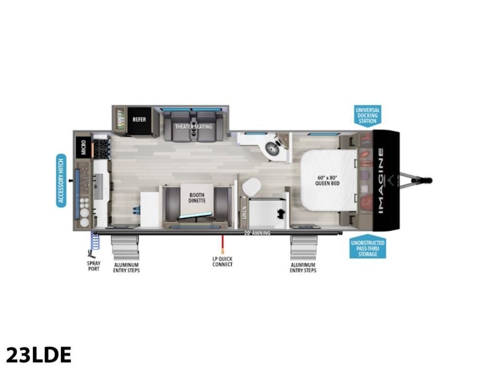 A photo of this 2026 Grand Design Imagine XLS 23LDE