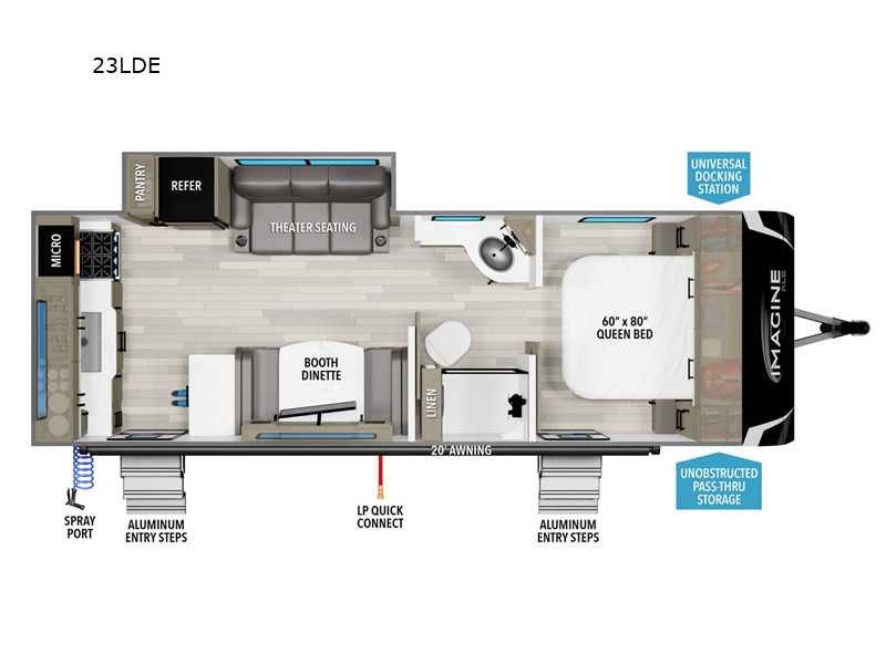 2024 Grand Design Imagine XLS 23LDE in haleyville AL