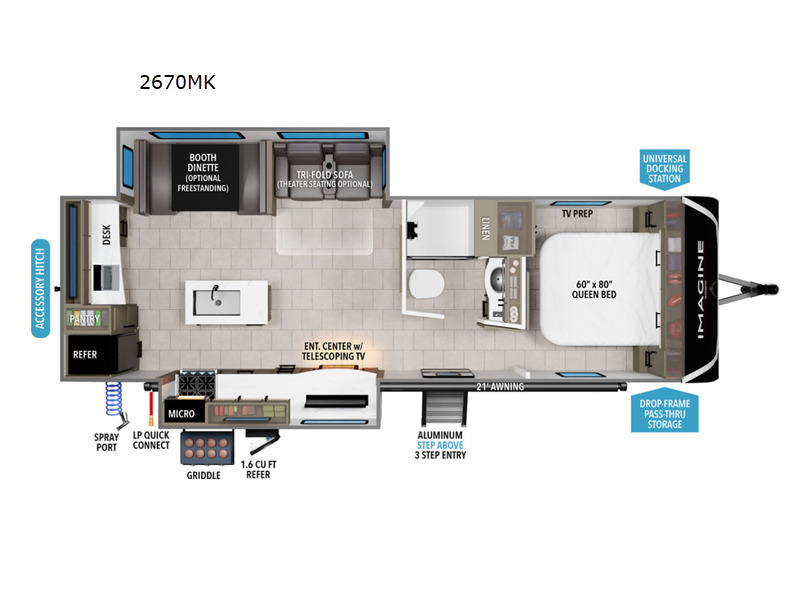 A photo of this 2026 Grand Design Imagine 2670MK