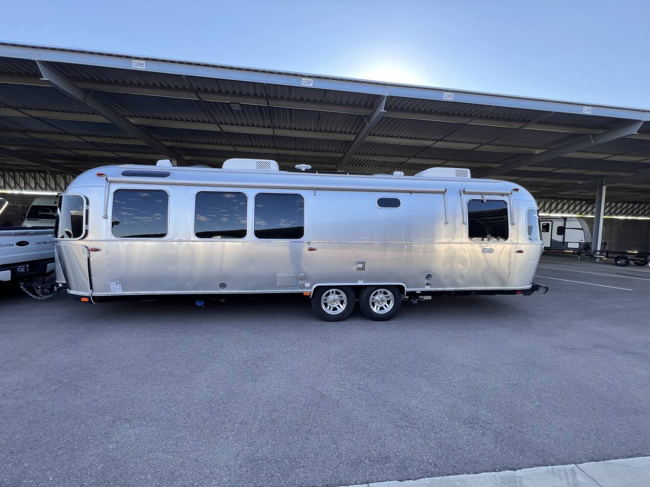 A photo of this 2023 Airstream CLASSIC 30RBQ