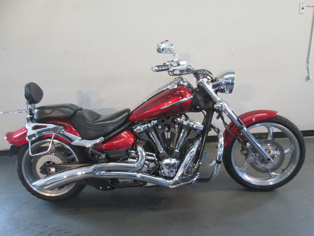 Used 2008 Yamaha Raider® Candy Red W/flames S For Sale in