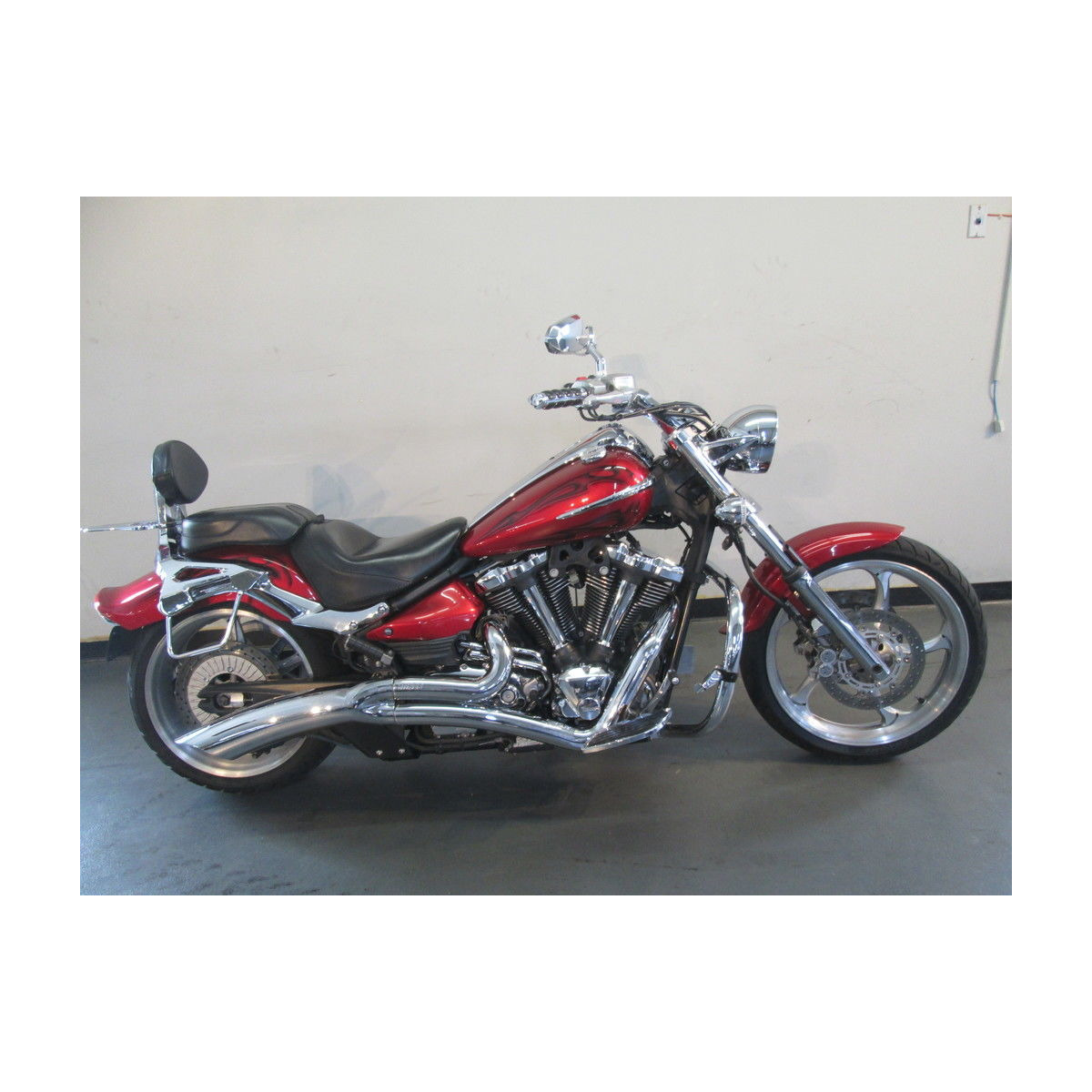 Used 2008 Yamaha Raider® Candy Red W/flames S For Sale in Lewis