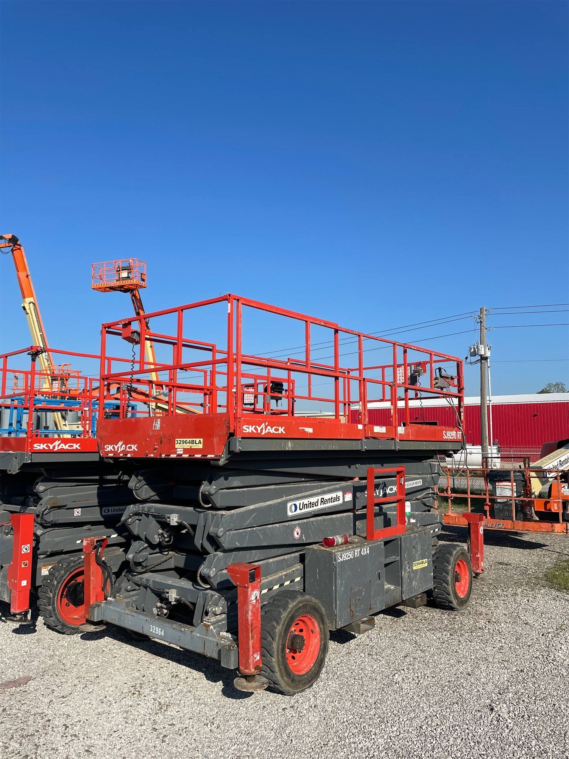 2016 SKYJACK SJ9250RT Rough Terrain Scissor Lift in Earth City, MO
