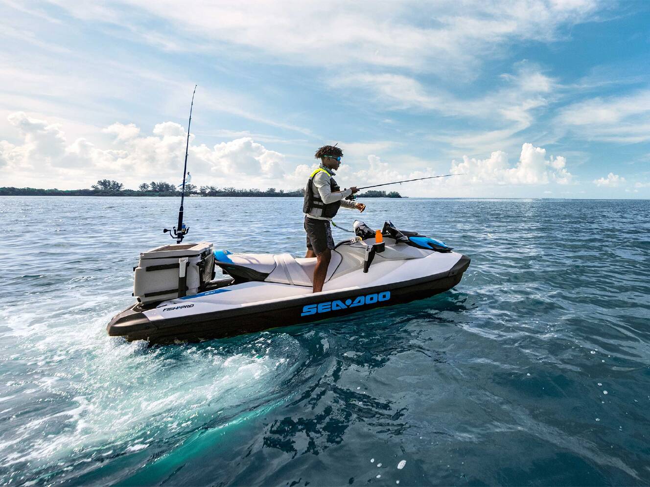 A photo of this 2026 Sea-Doo FishPro Scout 130