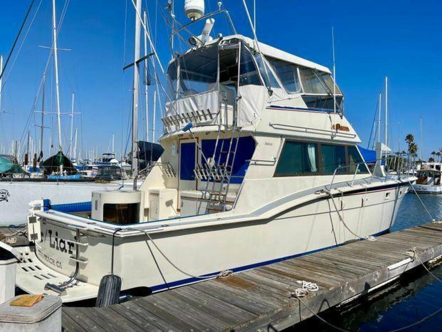 1986 Hatteras 52 Convertible Sportfisher in san pedro CA